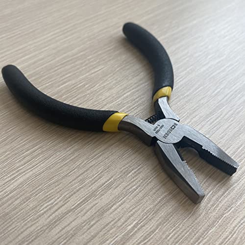 Mini Linesman Pliers with Wire Cutter 5 Inch 5 Pack (5 Count)