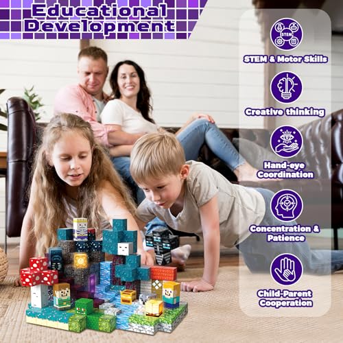 200 PCS Magnetic Blocks (200 Count)