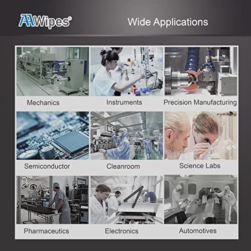 Cleanroom Wipes Nonwoven Wipes Cellulose (300 Count)