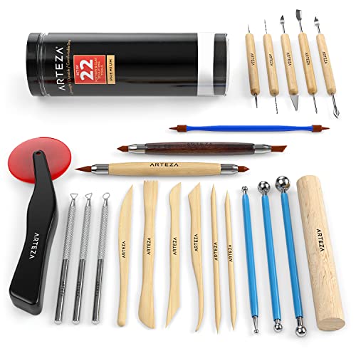 Pottery and Sculpting Tools (22 Count)