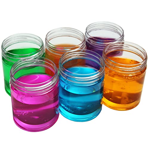 8 oz Plastic Containers with Lids and 4oz Small Containers (12 Count)