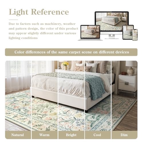 Boho 8x10 Area Rugs for Living Room (80 Sq Ft)