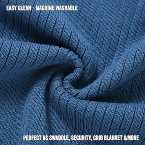 100% Organic Cotton Baby Blanket for Boys
