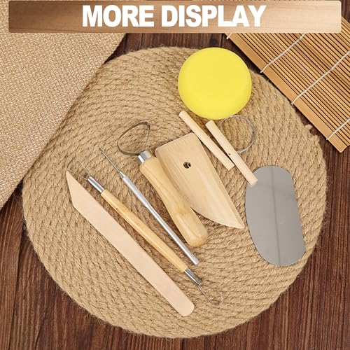 8Pcs Clay Sculpting Tools Set Perfect for Polymer Air Dry Modeling Clay Beginners & Professionals Ideal for DIY Pottery & Ceramics Tools for Clay Sculpey Sculpting & Crafting