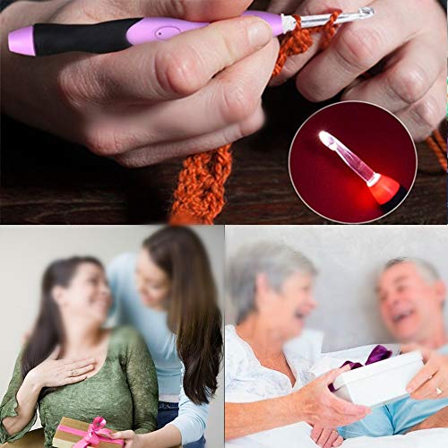 Lighted Crochet Hook Set (11 Count)