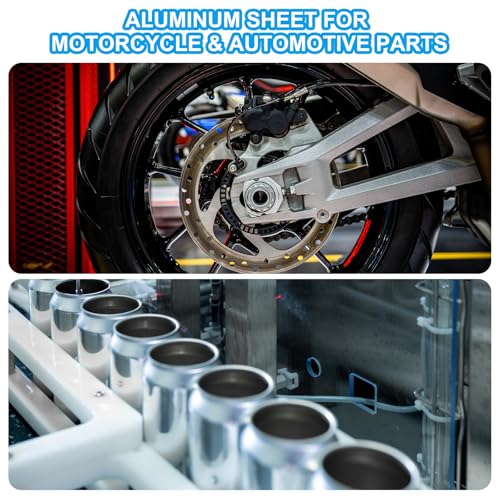 6061 T651 Aluminum Sheet Metal 10 x 8 x 1 (2 Count)