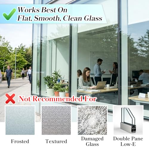 Window Security Film and Safety Premium 4 Mil Clear 23.6'' x 78.7''