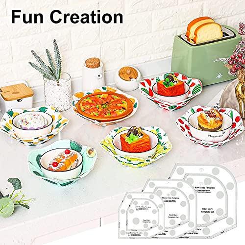 Bowl Cozy Template Cutting Ruler Set (3 Count)