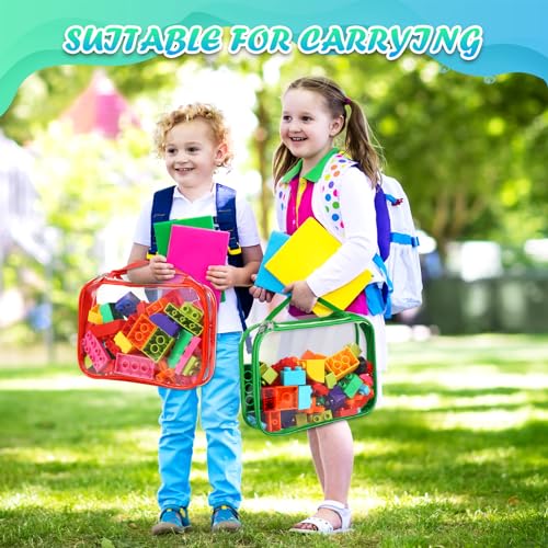 8 Packs Toy Storage Bags with Zipper (8 Count)