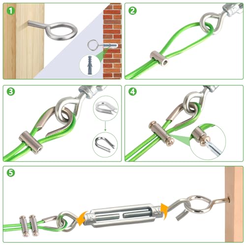 1 8" Clothesline Wire Outdoor