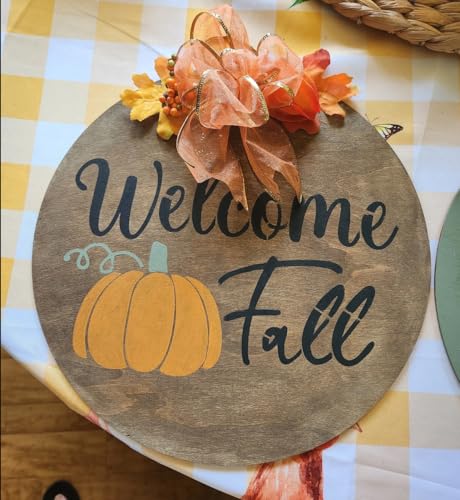 Fall Stencils for Painting on Wood 12" Fall Stencils for Crafts Reusable (9 Count)