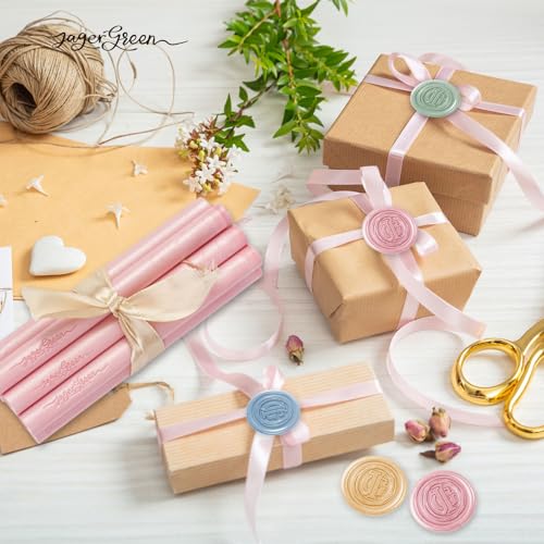 8 Pcs 11mm White Glue Gun Wax Seal Sticks for Envelopes Seal (8 Count)