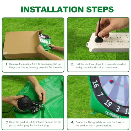 Giant Dart Board Inflatable with Pump