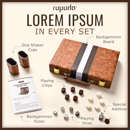 Backgammon Board Game Set