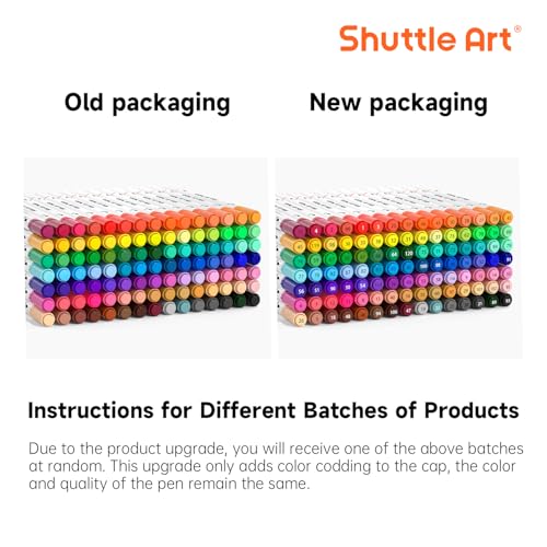 Dual Tip Brush Marker Pens (105 Count)
