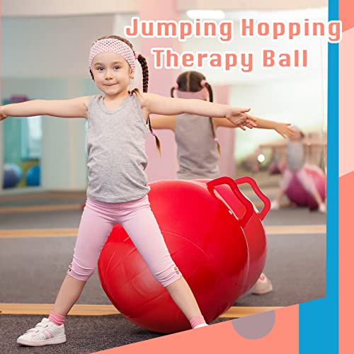 3 Pcs 20 Inch Bouncing Ball with Handle (3 Count)