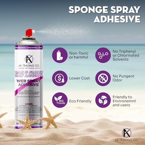 Professional Quality General Multipurpose Spray Adhesive (12 Ounce)