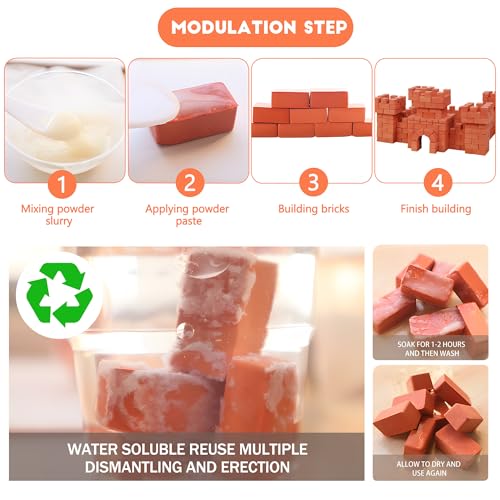 Knight Bricklayer Brick and Mortar Construction Set