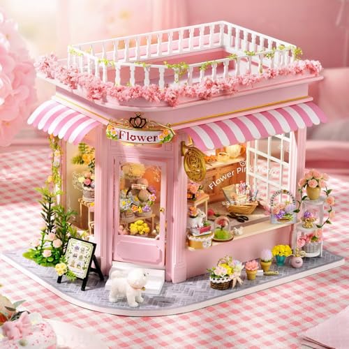 DIY Miniature Dollhouse Kit with Furniture Plus Dust Proof & Music Movement