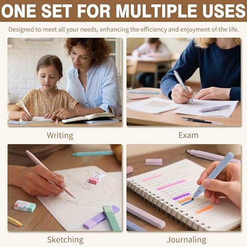 62PCS Aesthetic Back to School Supplies w (62 Count)