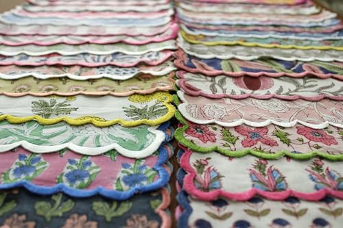 Hand Block Print Cloth Napkins (4 Count)