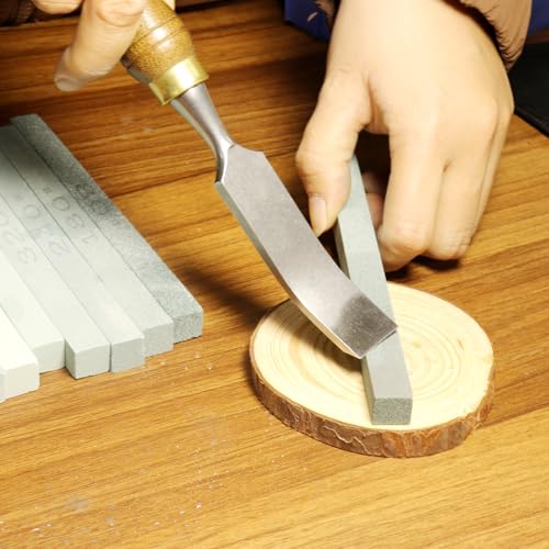 8 pcs Rectangular Shaped Sharpening Stone Sticks Set (8 Count)