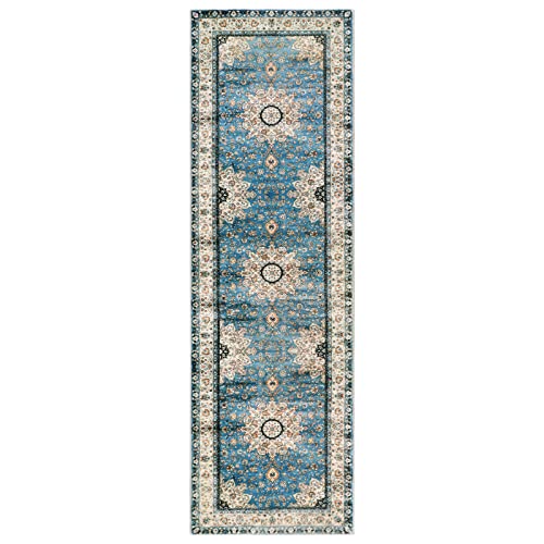 Felice Oriental Floral Medallion Runner Rug