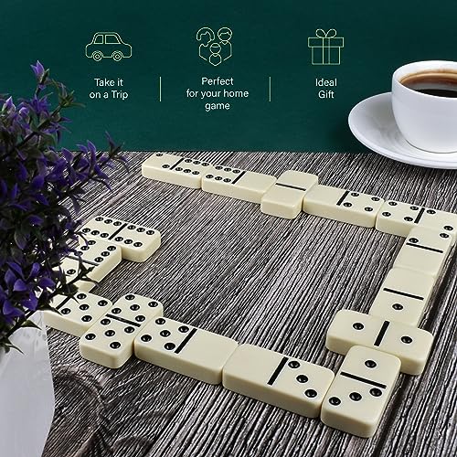 Jumbo Dominoes Set for Adults and Kids