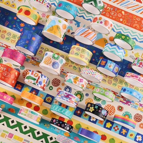 40 Rolls Washi Tape Set (40 Count)