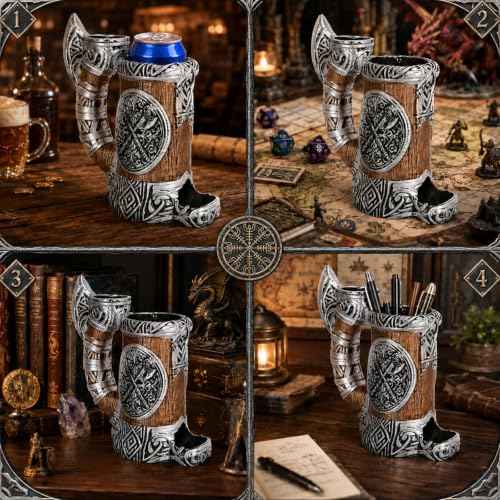 DND Dice Tower Mug Dice Roller Tower with 7 PCS Dice Set