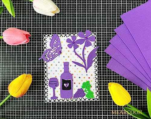 Purple Foam Sheets Crafts 9x12 Inch 2mm Eva Color Craft Foam Paper for Crafts Project Preschoolers Classroom Scrapbooking DIY Cosplay (10 Count)