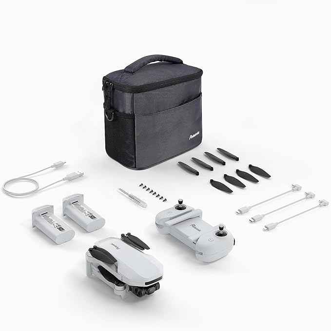 Potensic ATOM SE GPS Drone with 4K EIS Camera, Under 249g, 62 Mins Flight, 4KM FPV Transmission, Brushless Motor, Max Speed 16m/s, Auto Return, Lightweight and Foldable Drone for Adults Beginner