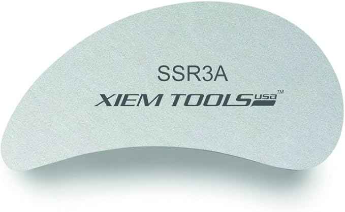 Xiem Tools Stainless Steel Clay Rib for Ceramics and Pottery (Rib 3A)
