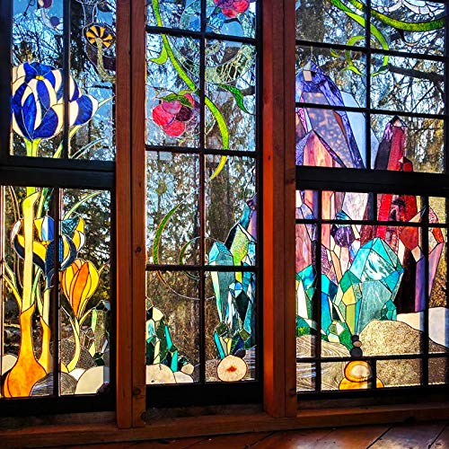 6 Sheets 7 1 2 x 6 inch Iridescent Stained Glass Sheet Variety Pack (6 Count)