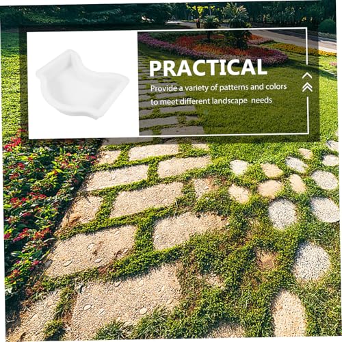 Concrete Stepping Stone Mold Garden Paver Molds for Diy Pathway Cement Paving Kit Brick for Outdoor