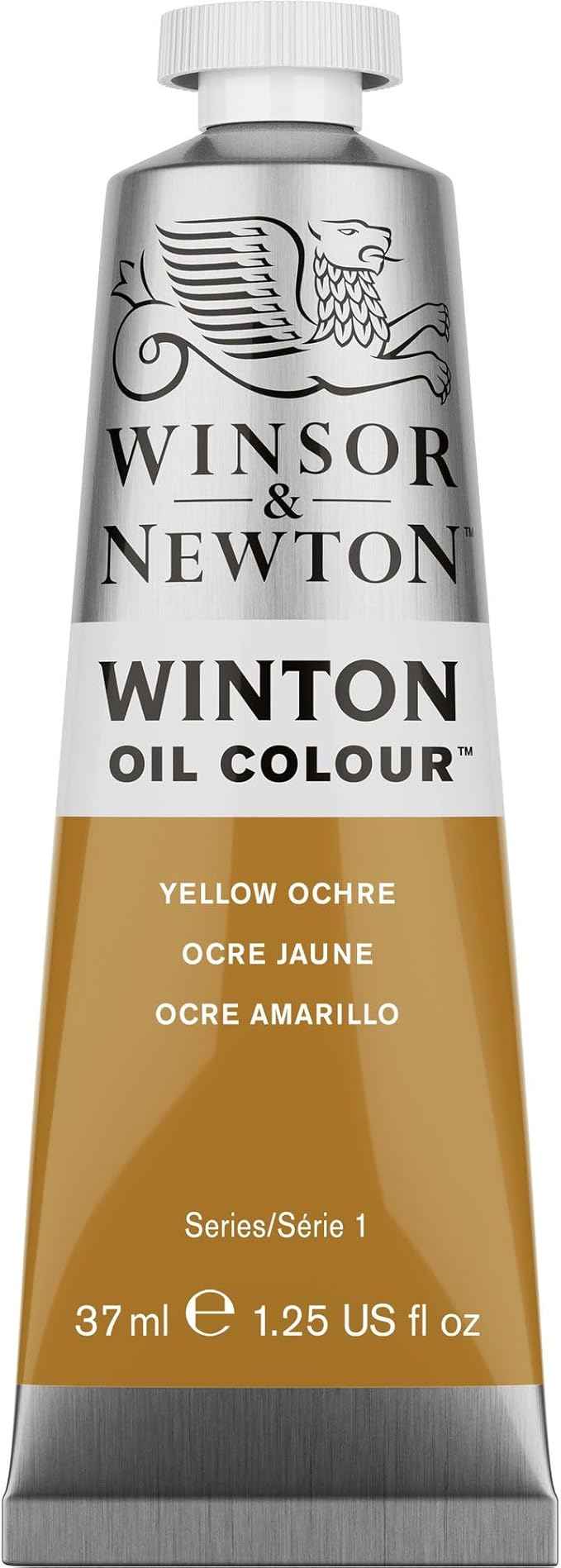 Winsor & Newton Winton Oil Color, 37ml (1.25-oz) Tube, Yellow Ochre