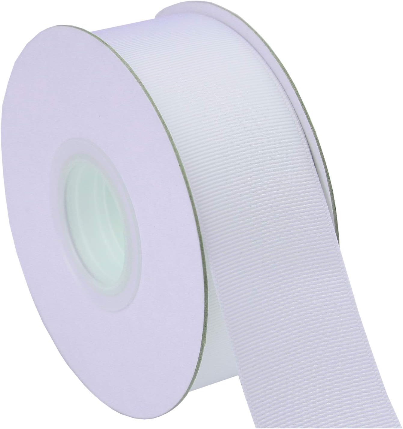 ITIsparkle 11/2" Inch Grosgrain Ribbon 25 Yards-Roll Set for Gift Wrapping Cake Decoration Party Favor Hair Braids Hair Bow Baby Shower Decoration Floral Arrangement Craft Supplies, White Ribbon - Crafty Corner