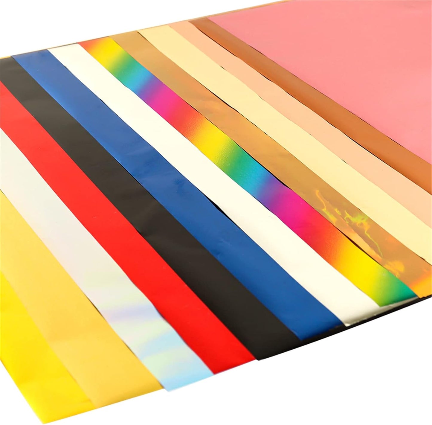 Briartw 20x29cm Hot Foil Paper 50 Sheets Pack Toner Reactive Foil Hot Stamping Foil Paper by Laser Printer and Laminator for Scrapbooking Craft Cardmaking DIY Album (Laser Silver Glitter, 50 Sheets)