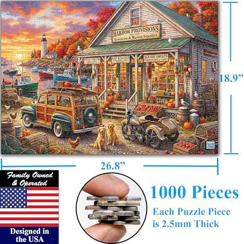 Harbor General Store 1000 pieces Large Format Jigsaw Puzzle