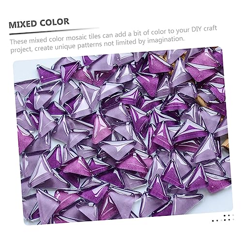 DIY Mosaic Supplies Crystal Glass for Home Decor Easy to Apply Frames Tables and Stepping Stones for Creative Projects