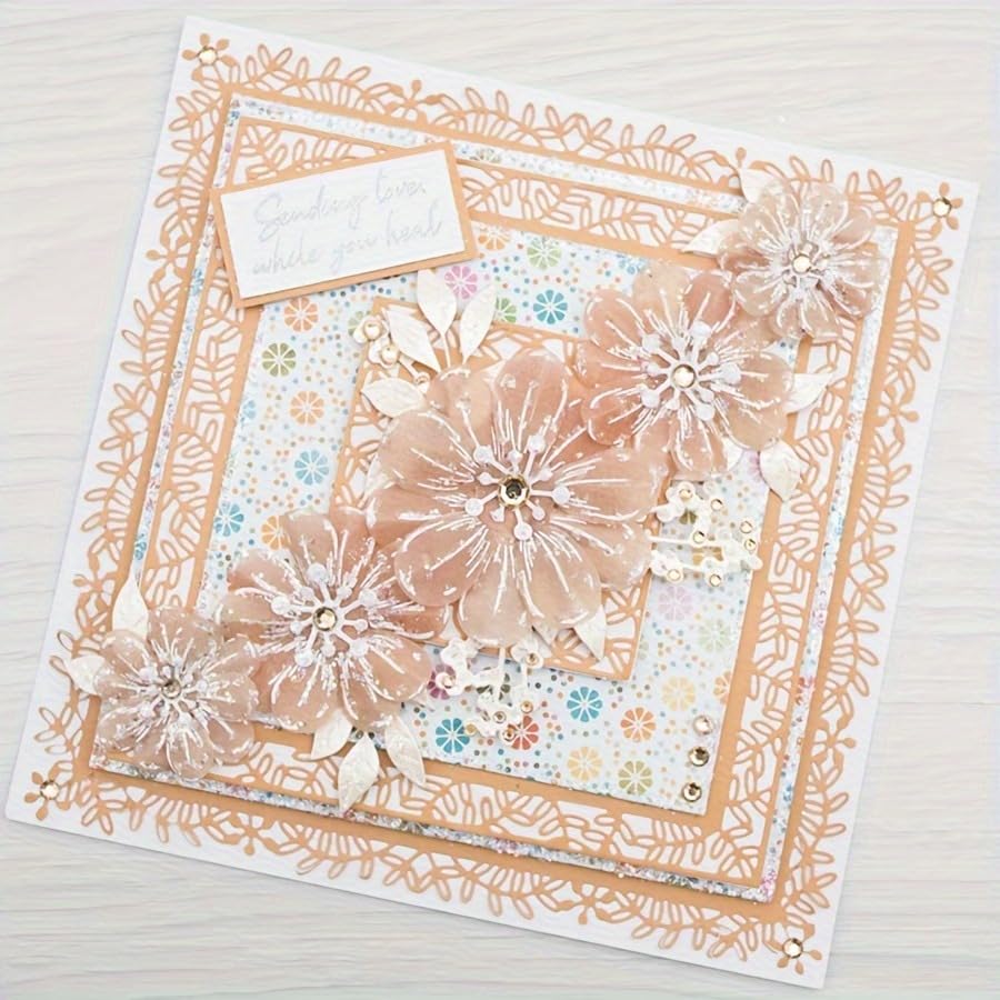 Flowers Metal Cutting Die for Scrapbooking