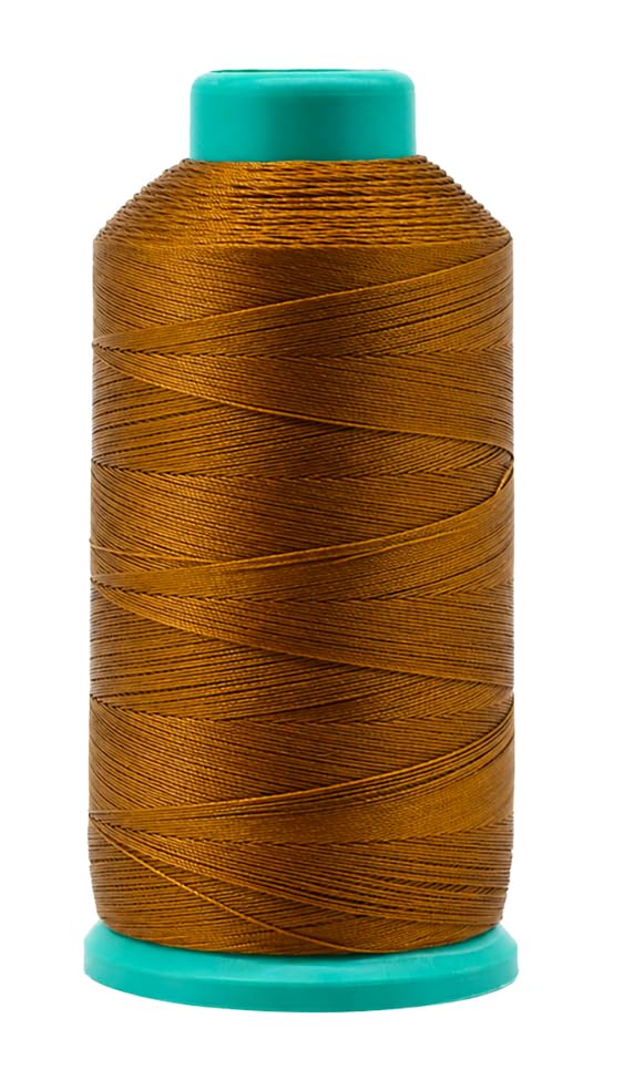 Size 69 210D T70 White Brown Bonded Nylon Thread (18000 Foot)
