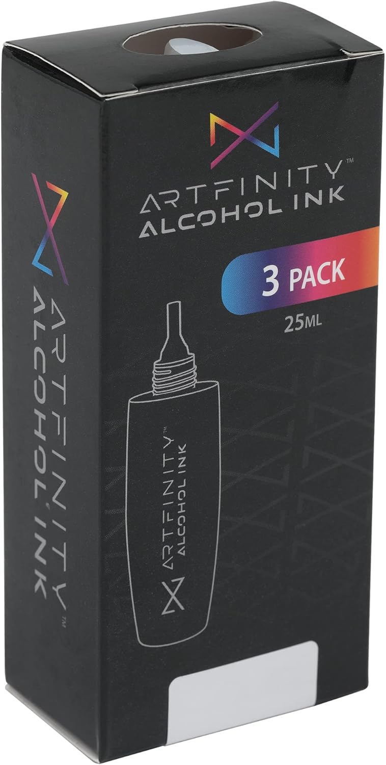 Alcohol Inks 3 Pack - Vibrant, Professional, Dye-Based Alcohol Inks for Artfinity Alcohol Markers, Artists, Drawing, & More! - Key Lime G1-3