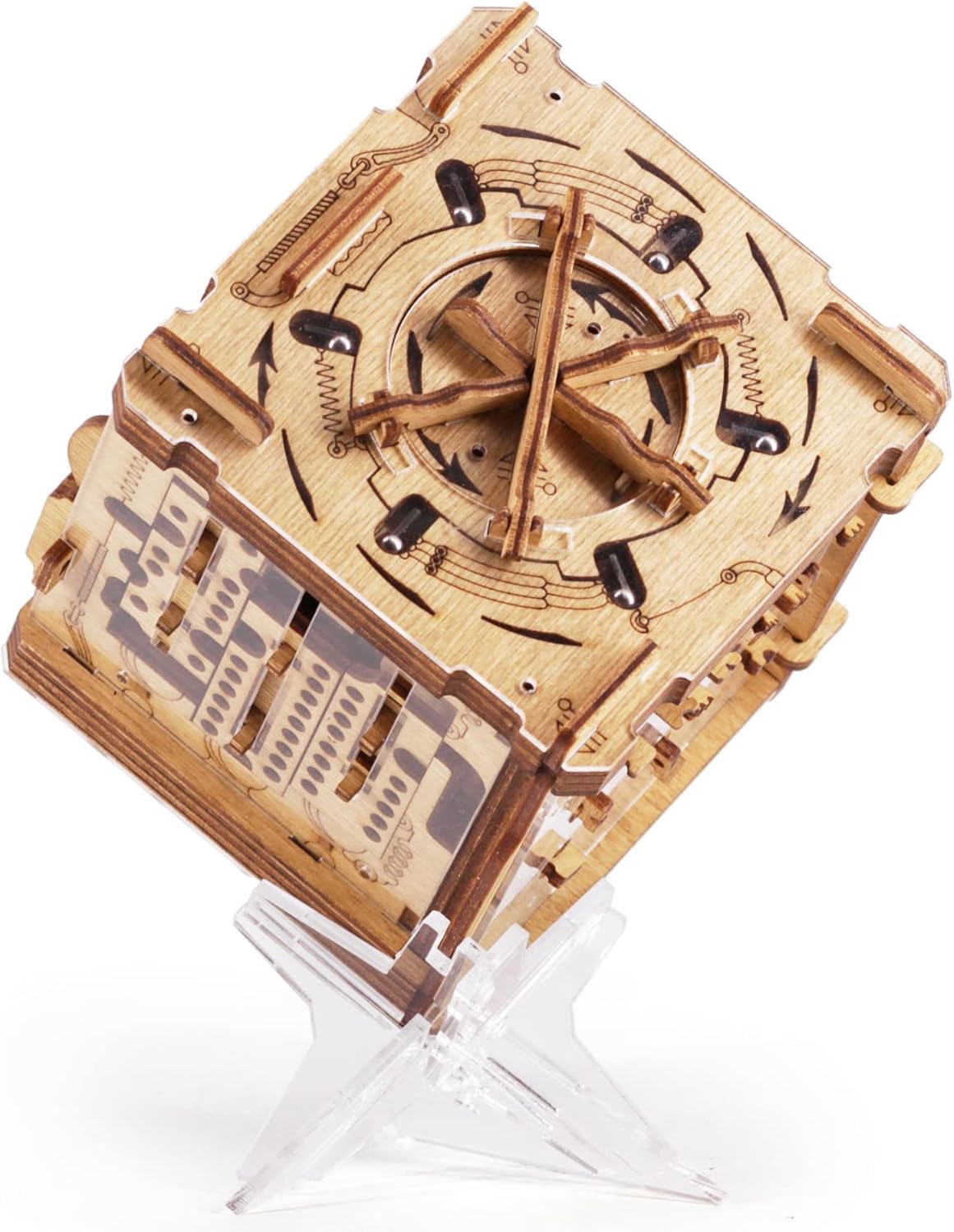 iDventure Cluebox Cambridge Labyrinth โ Wooden 3D Puzzle Box โ Escape Room Brain Teaser Gift โ Money Puzzle Box for Adults & Men