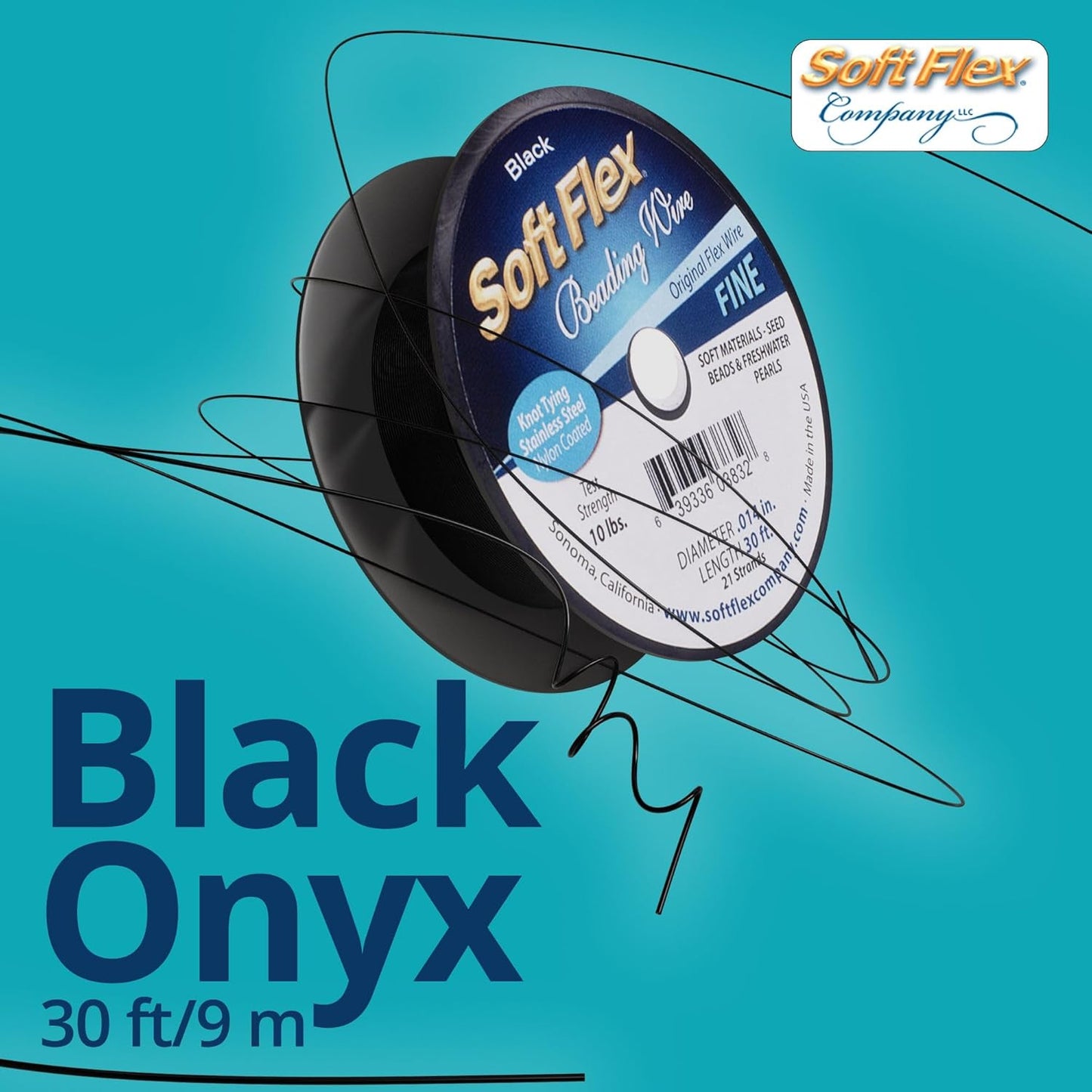 Soft Flex 21 Strand Beading Wire - Fine 0.14 Diameter - 30 Feet Design Wire - Crafty Corner