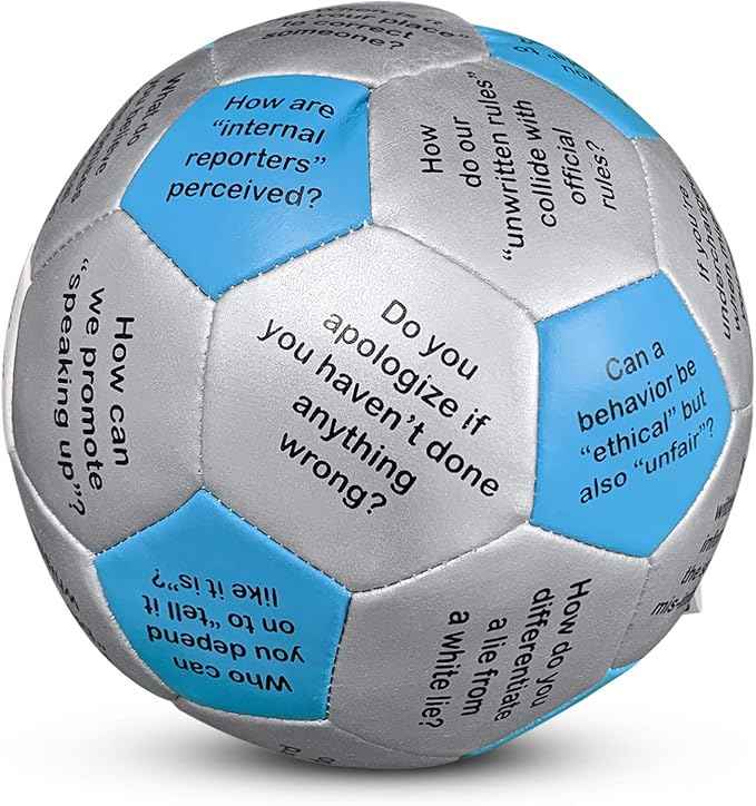 Trainers Warehouse 6" Thumball Collection, 32 Prompts for Conversation, Team Building, Relationship and Training