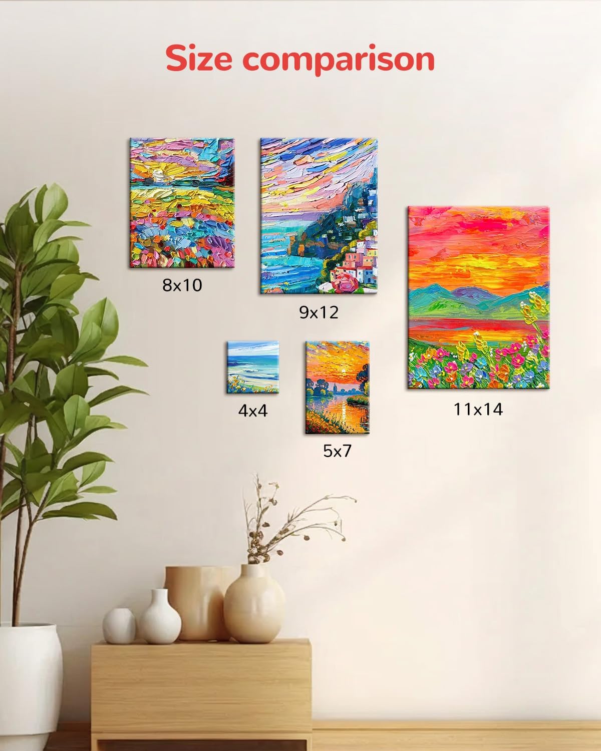 Small Painting Canvas Boards 60 Pack 5x7 Inch Kids Canvas Panels Blank White 100% Cotton for Acrylics Oil Watercolor Tempera Paints Art Class Supplies