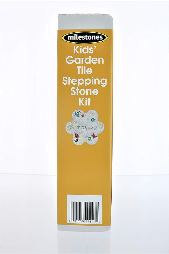 Milestones Kids Garden Tile Stepping Stone Kit, Multi-Color