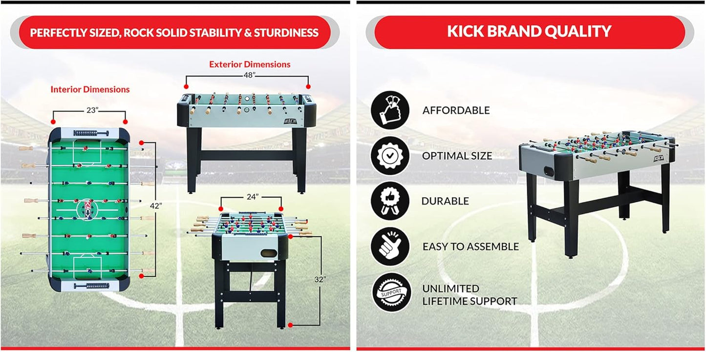 KICK Conquest 48" in Foosball Table