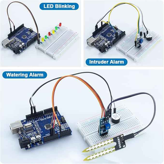 LAFVIN Basic Starter Kit with R3 CH340,Breadboard + Retail Box Compatible with Arduino IDE
